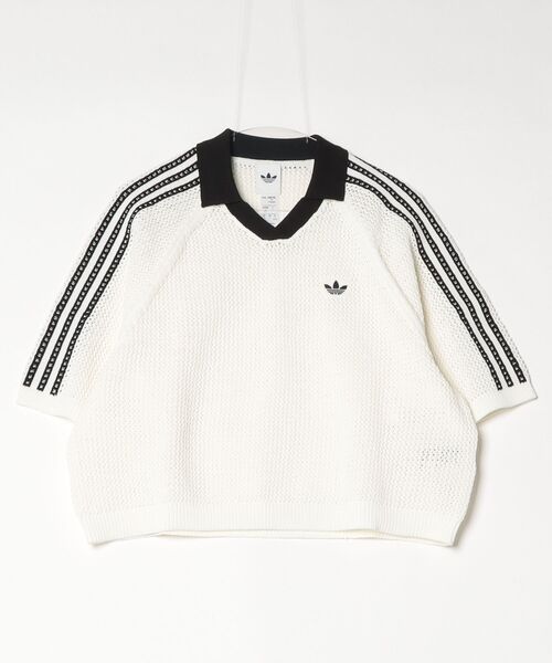 adidas/アディダス KNITTED CROCHET POLO（ニット/セーター）｜adidas