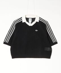 adidas/アディダス KNITTED CROCHET POLO