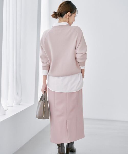 COHINA（コヒナ）の「スムースニットプルオーバー 【低身長・小柄女性】（ニット/セーター・レディース・ホワイト/ネイビー/ブルー/ピンク・ONE SIZE）」の17枚目の写真