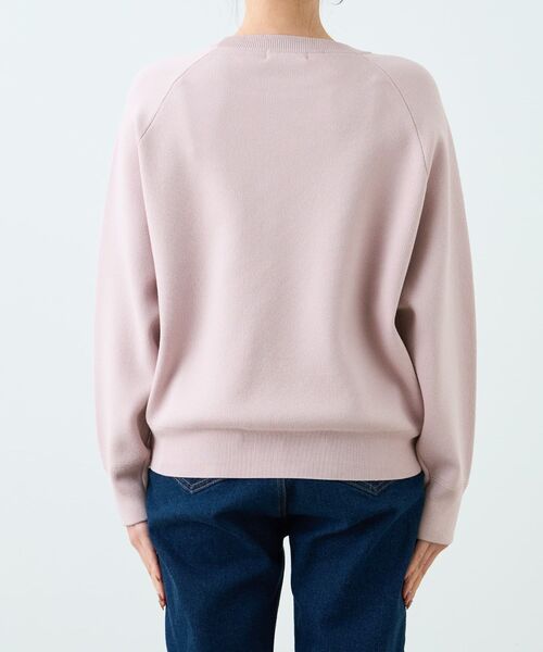 COHINA（コヒナ）の「スムースニットプルオーバー 【低身長・小柄女性】（ニット/セーター・レディース・ホワイト/ネイビー/ブルー/ピンク・ONE SIZE）」の8枚目の写真