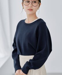 COHINA | スムースニットプルオーバー 【低身長・小柄女性】(ニット/セーター)