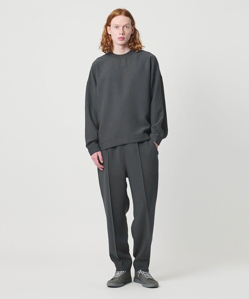 UNITED ARROWS & SONS by DAISUKE OBANA（ユナイテッドアローズアンドサンズバイダイスケオバナ）の「＜D.O UNITED ARROWS BY DAISUKE OBANA＞Ⅰ COL SETIN/LS CREW 26SS/ロングスリーブTシャツ（Tシャツ/カットソー・メンズ・グレー系・S/L/XL/M）」の3枚目の写真