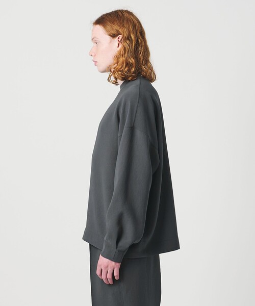 UNITED ARROWS & SONS by DAISUKE OBANA（ユナイテッドアローズアンドサンズバイダイスケオバナ）の「＜D.O UNITED ARROWS BY DAISUKE OBANA＞Ⅰ COL SETIN/LS CREW 26SS/ロングスリーブTシャツ（Tシャツ/カットソー・メンズ・グレー系・S/L/XL/M）」の6枚目の写真