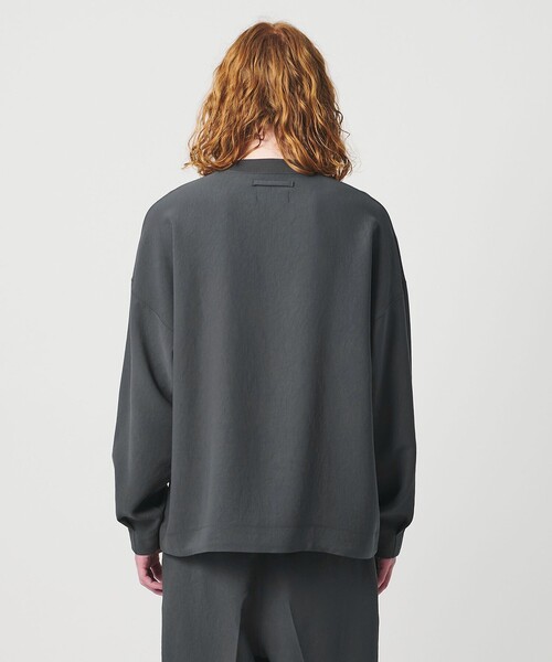UNITED ARROWS & SONS by DAISUKE OBANA（ユナイテッドアローズアンドサンズバイダイスケオバナ）の「＜D.O UNITED ARROWS BY DAISUKE OBANA＞Ⅰ COL SETIN/LS CREW 26SS/ロングスリーブTシャツ（Tシャツ/カットソー・メンズ・グレー系・S/L/XL/M）」の7枚目の写真