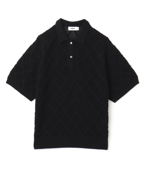 atmos(アトモス)の「atmos Diamond Mesh Openwork Knit / アトモス ダイアモンド メッシュ オープンワーク ニット(ニット/セーター・メンズ・ホワイト/ライトグリーン/ブラック・M/L/XL)」の5枚目の写真