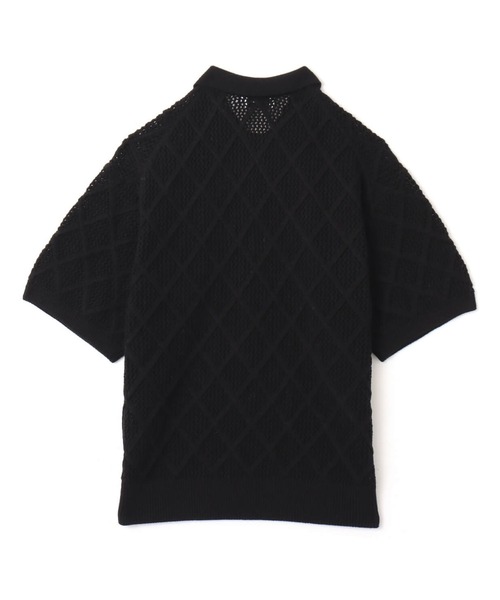 atmos(アトモス)の「atmos Diamond Mesh Openwork Knit / アトモス ダイアモンド メッシュ オープンワーク ニット(ニット/セーター・メンズ・ホワイト/ライトグリーン/ブラック・M/L/XL)」の8枚目の写真