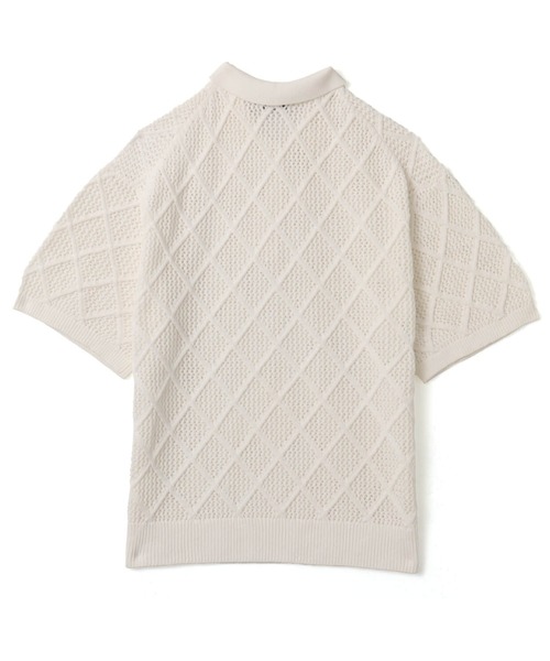 atmos(アトモス)の「atmos Diamond Mesh Openwork Knit / アトモス ダイアモンド メッシュ オープンワーク ニット(ニット/セーター・メンズ・ホワイト/ライトグリーン/ブラック・M/L/XL)」の20枚目の写真