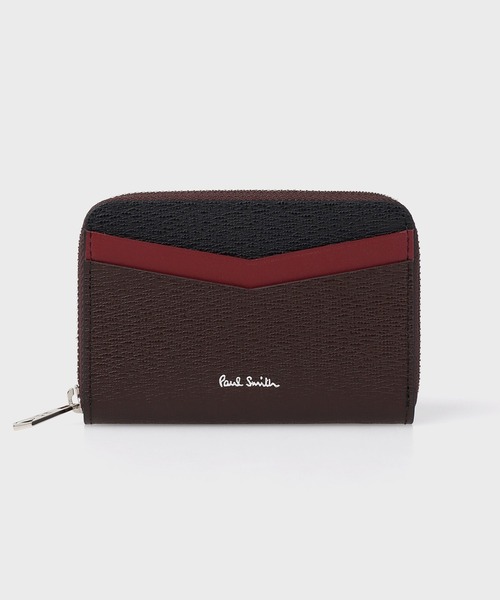 【未使用品】ポールスミス ケース マルチカラー 近年モデル サフィアーノ ポールスミス Paul Smith 名刺入れ サフィアノ MULTI STRIPE カード