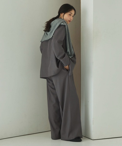 archives(アルシーヴ)の「【ONかわ】ウォッシャブルベルト付きスラックス(スラックス・レディース・グレー/ブラック/ベージュ・SMALL/MEDIUM)」の10枚目の写真