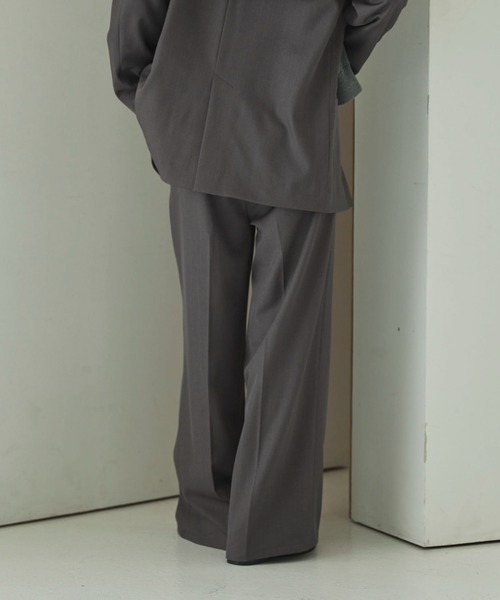 archives(アルシーヴ)の「【ONかわ】ウォッシャブルベルト付きスラックス(スラックス・レディース・グレー/ブラック/ベージュ・SMALL/MEDIUM)」の7枚目の写真