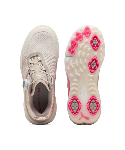 PUMA(プーマ)の「PUMA プーマ ウィメンズ ゴルフ シャドウキャット ニトロ 2.0 ディスク スパ(スニーカー・レディース・ホワイト×グレー/ホワイト×ピンク/ピンク系その他/ホワイト系その他・24.5cm/24.0cm/23.5cm/23.0cm/25.0cm/22.5cm)」の7枚目の写真