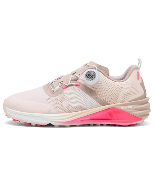PUMA(プーマ)の「PUMA プーマ ウィメンズ ゴルフ シャドウキャット ニトロ 2.0 ディスク スパ(スニーカー・レディース・ホワイト×グレー/ホワイト×ピンク/ピンク系その他/ホワイト系その他・24.5cm/24.0cm/23.5cm/23.0cm/25.0cm/22.5cm)」の4枚目の写真