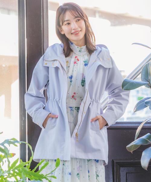 ITS'DEMO（イッツデモ）の「撥水・花粉防止ミディアム丈マウンテンパーカー（その他アウター・レディース・アイボリー/ライトグレー/ライトベージュ・00）」の4枚目の写真