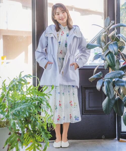 ITS'DEMO（イッツデモ）の「撥水・花粉防止ミディアム丈マウンテンパーカー（その他アウター・レディース・アイボリー/ライトグレー/ライトベージュ・00）」の7枚目の写真