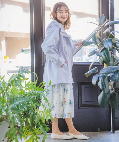 ITS'DEMO（イッツデモ）の「撥水・花粉防止ミディアム丈マウンテンパーカー（その他アウター・レディース・アイボリー/ライトグレー/ライトベージュ・00）」の8枚目の写真