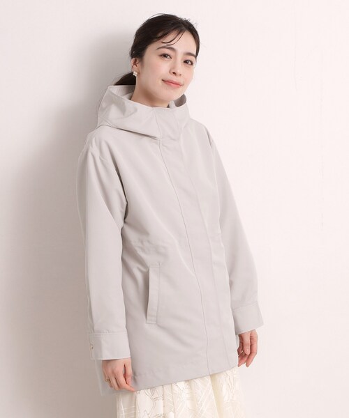 ITS'DEMO（イッツデモ）の「撥水・花粉防止ミディアム丈マウンテンパーカー（その他アウター・レディース・アイボリー/ライトグレー/ライトベージュ・00）」の18枚目の写真