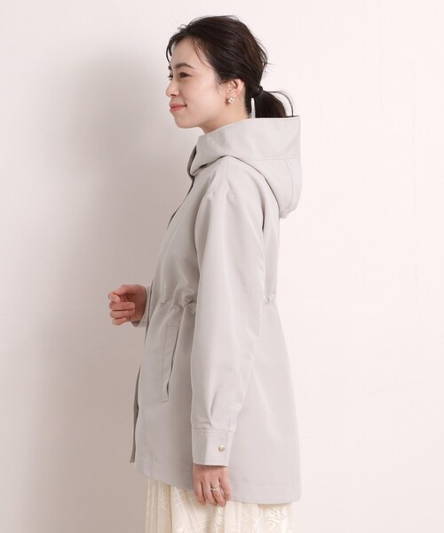 ITS'DEMO（イッツデモ）の「撥水・花粉防止ミディアム丈マウンテンパーカー（その他アウター・レディース・アイボリー/ライトグレー/ライトベージュ・00）」の22枚目の写真