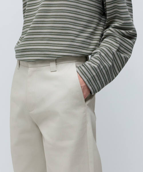 MUSINSA STANDARD（ムシンサスタンダード）の「ソリッドCPレギュラーフィットチノパンツ[ダスティクリーム]（その他パンツ・メンズ・その他・40/38/42/36/34/32/30/31/33/26/27/28/29）」の5枚目の写真