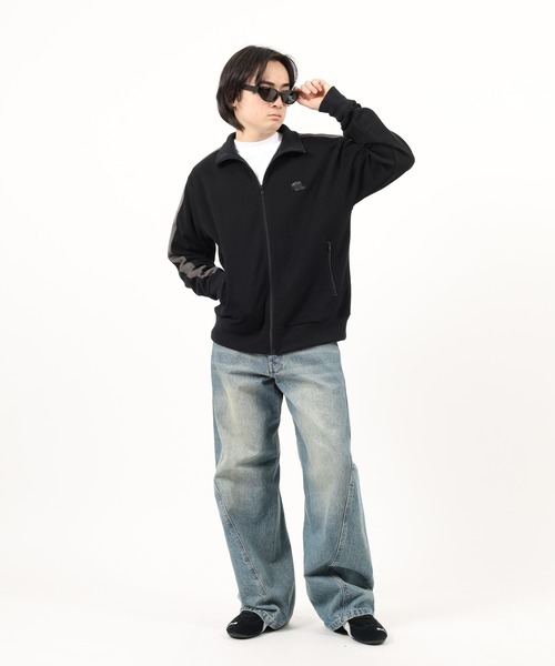 JEMORGAN(ジェーイーモーガン)の「JEMORGAN T/Cワッフルトラックジャケット(ジャージ・メンズ・ブラック/グリーン/ネイビー・XL/M/L)」の19枚目の写真