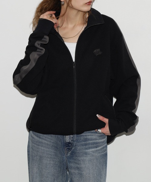 JEMORGAN(ジェーイーモーガン)の「JEMORGAN T/Cワッフルトラックジャケット(ジャージ・メンズ・ブラック/グリーン/ネイビー・XL/M/L)」の22枚目の写真