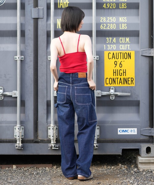 NEW ERA(ニューエラ)の「NEW ERA/ニューエラ レディース キャミソール WS RIB CAMISOLE(タンクトップ・レディース・ブラック/レッド・M/S)」の12枚目の写真