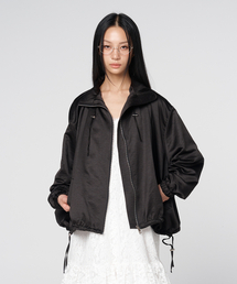 320SHOWROOM（320ショールーム）の「Glossy Shirring String Jacket Black（その他アウター）」