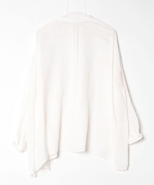 suzuki takayuki(スズキタカユキ)の「gauze pullover blouse(シャツ/ブラウス・レディース・オフホワイト・FREE)」の6枚目の写真