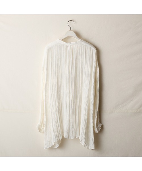 suzuki takayuki(スズキタカユキ)の「gauze pullover blouse(シャツ/ブラウス・レディース・オフホワイト・FREE)」の2枚目の写真