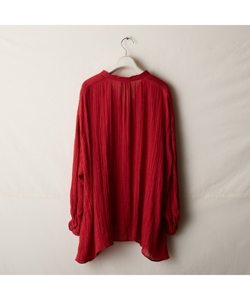 suzuki takayuki(スズキタカユキ)の「gauze pullover blouse(シャツ/ブラウス・レディース・オフホワイト・FREE)」の3枚目の写真