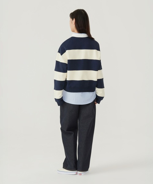 COVERNAT（カバーナット）の「WOMEN RUGBY SWEATSHIRT（スウェット・レディース・グリーン/イエロー系その他/ヘザーグレー・MEDIUM/SMALL）」の16枚目の写真