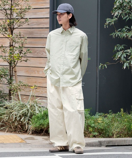RAGEBLUE（レイジブルー）の「80TC Broad Check Over Shirt/ブロードミニチェックオーバーシャツ（シャツ/ブラウス・メンズ・ライトグリーン/ホワイト/ライトブルー/ブラック/ピンク・MEDIUM/LARGE）」の12枚目の写真