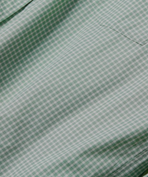 RAGEBLUE（レイジブルー）の「80TC Broad Check Over Shirt/ブロードミニチェックオーバーシャツ（シャツ/ブラウス・メンズ・ライトグリーン/ホワイト/ライトブルー/ブラック/ピンク・MEDIUM/LARGE）」の9枚目の写真