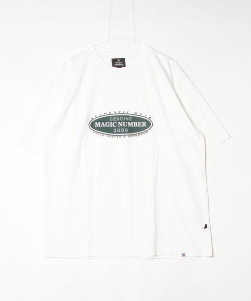 MAGIC NUMBER(マジック ナンバー)の「【MAGIC NUMBER】GENUINE US COTTON T-SHIRT(Tシャツ/カットソー・メンズ・ホワイト/ブラック/ヘザーグレー・LARGE/MEDIUM/X-LARGE)」の4枚目の写真