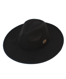 UNIVERSAL CHEMISTRY（ユニバーサルケミストリー）の「ハードウール ブラック フェドーラ（ハット）」