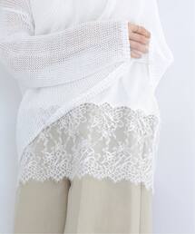 IENA | 《追加》リバーレースサテンキャミソール(キャミソール)