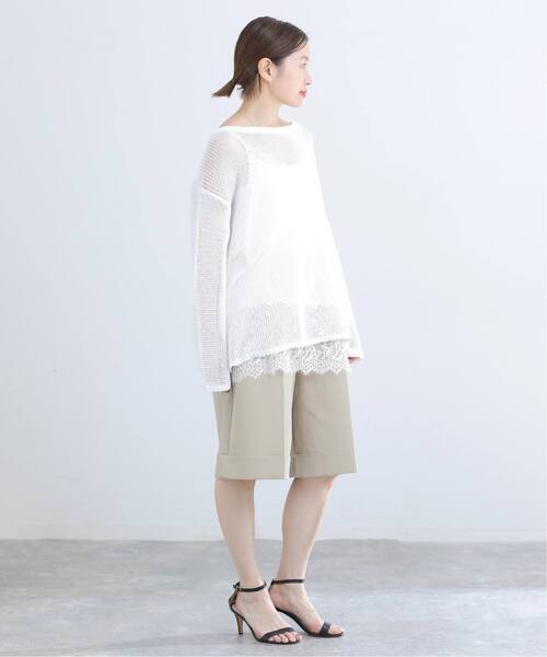 IENA（イエナ）の「《追加》リバーレースサテンキャミソール（キャミソール・レディース・ホワイト・FREE）」の8枚目の写真