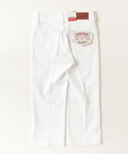 GUESS JEANS（ゲスジーンズ）の「GUESS JEANS High Rise Capri（デニムパンツ・レディース・ホワイト・24inch/25inch/26inch/27inch/28inch）」の5枚目の写真