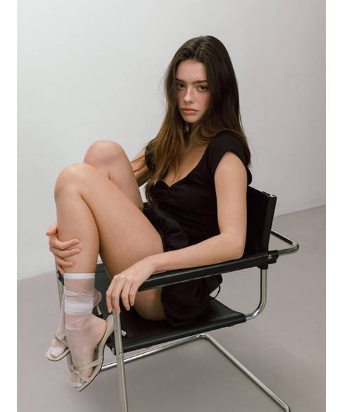 MOIFAIRE（モイフェア）の「BELTED BALLOON SKIRT / BLACK（スカート・レディース・ブラック・OS）」の2枚目の写真