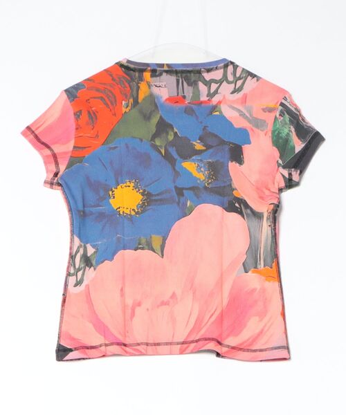 Desigual(デシグアル)の「フラワーコラージュラメジャージーTシャツ(Tシャツ/カットソー・レディース・レッド・M/L/XL/XS/S)」の10枚目の写真