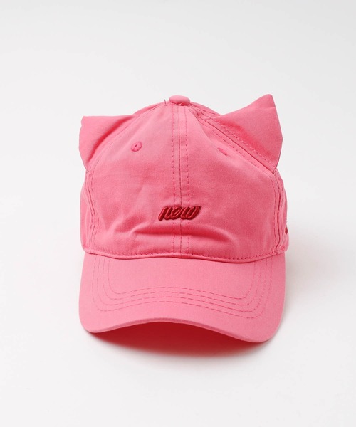 猫耳ワンポイント刺繍キャップ（キャップ）｜URBAN CHERRY（アーバン