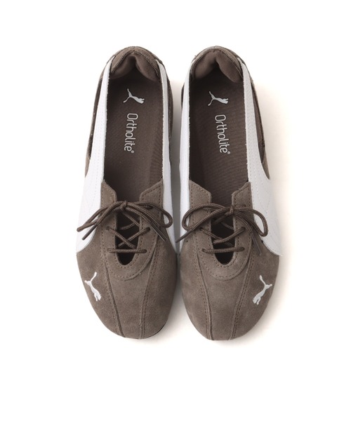 PUMA(プーマ)の「PUMA SPEEDCAT BALLET NOVA WMNS / プーマ スピードキャット バレエ ノヴァ ウィメンズ(スニーカー・レディース・ブラウン・25.0cm/24.5cm/24.0cm/23.5cm/23.0cm/22.5cm)」の2枚目の写真