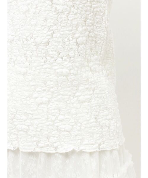 merry jenny(メリージェニー)の「ribbon lace tee(Tシャツ/カットソー・レディース・ブラック/オフホワイト・FREE)」の11枚目の写真