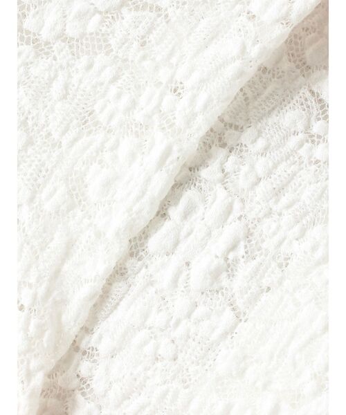 merry jenny(メリージェニー)の「ribbon lace tee(Tシャツ/カットソー・レディース・ブラック/オフホワイト・FREE)」の10枚目の写真