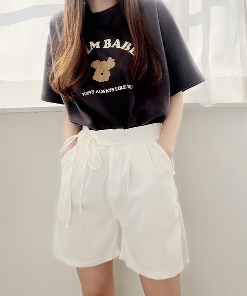 Nana(ナナ)の「ウエストリボンショートパンツ(その他パンツ・レディース・ホワイト/ブラック・FREE)」の20枚目の写真