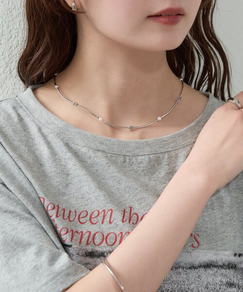 mystic（ミスティック）の「スターウェーブチョーカー（チョーカー・レディース・シルバー・ONE SIZE）」の2枚目の写真