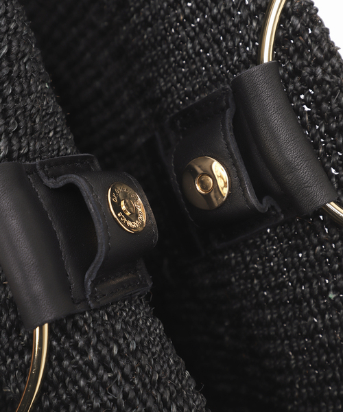 journal standard L'essage（ジャーナルスタンダードレサージュ）の「【COTTO/コット】 カゴバッグ（かごバッグ・レディース・アイボリー/ブラック・FREE）」の14枚目の写真