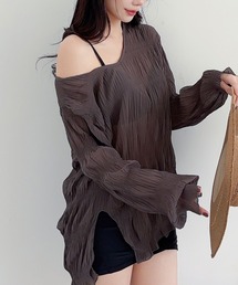 BORA AURA（ボラオーラ）の「BORA AURA 4点セット シアーカバーアップ体型カバー水着タンキニ (SS)（水着）」