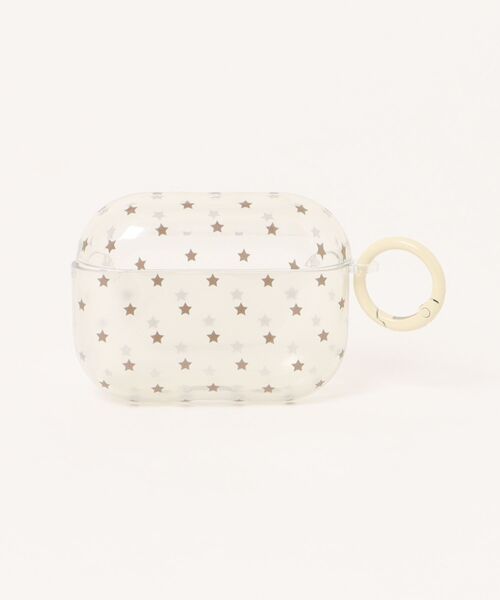 Fun & Daily(ファンアンドデイリー)の「Small Star AirPods Case / エアポッズ4 プロ3(ヘッドフォン/イヤホン・レディース・クリア/レッド・B/A)」の7枚目の写真
