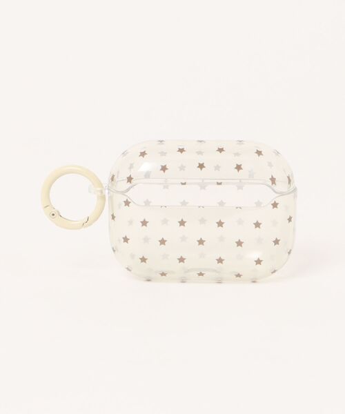 Fun & Daily(ファンアンドデイリー)の「Small Star AirPods Case / エアポッズ4 プロ3(ヘッドフォン/イヤホン・レディース・クリア/レッド・B/A)」の6枚目の写真