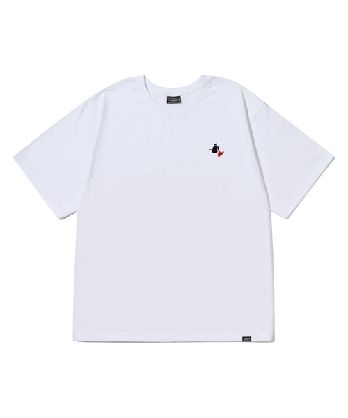 PEID(ペイド)の「PD CATS 半袖Tシャツ ホワイト(Tシャツ/カットソー・レディース・ホワイト・2/3/4/5/6/1)」の1枚目の写真